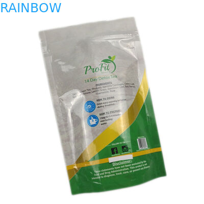 Có thể khóa lại Zip Lock Glossy Surface Tea Bao bì Túi