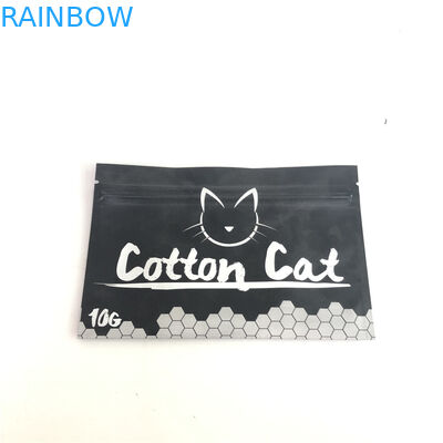 CBD Weed đứng lên ống đồng In túi nhựa Bao bì