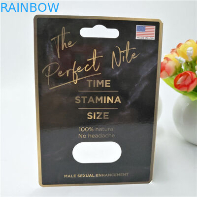 CMYK màu tùy chỉnh thẻ nhựa bao bì giấy