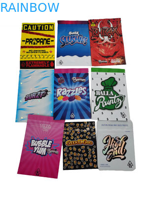 Mẫu Giấy chứng nhận trẻ em tùy chỉnh miễn phí Yummy Doypack Yếm đứng lên với khóa kéo đôi