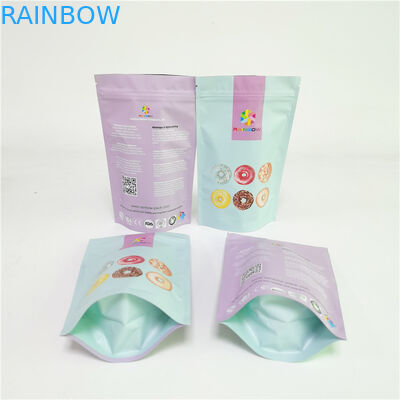 Túi đựng kẹo Doypack Ziplock Túi đựng giấy bạc cho Snack / Donut