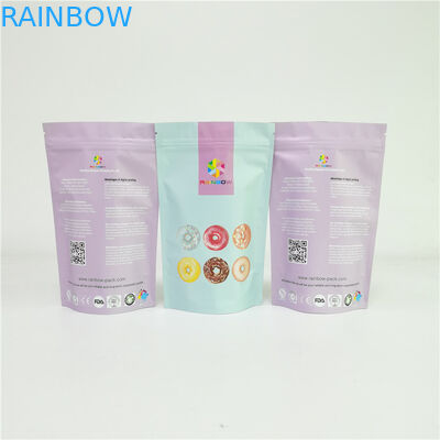 Túi đựng kẹo Doypack Ziplock Túi đựng giấy bạc cho Snack / Donut