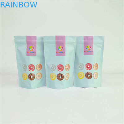Túi đựng kẹo Doypack Ziplock Túi đựng giấy bạc cho Snack / Donut