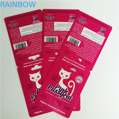 Rhino 69 cải tiến nam bao bì thuốc tình dục bao bì 3d thẻ capsul để hiển thị