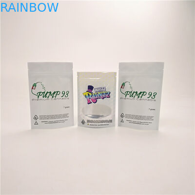 Mẫu miễn phí tùy chỉnh bằng chứng trẻ em CBD túi runtz rừng cookie túi thuốc với cửa sổ