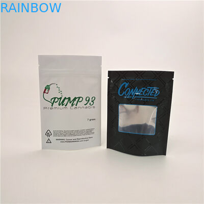 Mẫu miễn phí tùy chỉnh bằng chứng trẻ em CBD túi runtz rừng cookie túi thuốc với cửa sổ