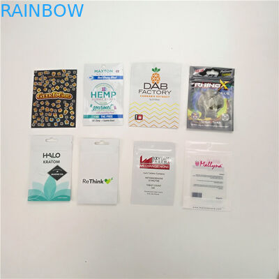 Túi bằng chứng trẻ em Túi nhựa tùy chỉnh cho túi CBD runtz Jungle cookie thuốc túi có cửa sổ