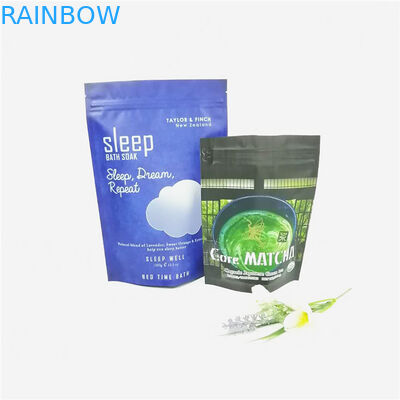 Giấy nhôm tùy chỉnh 12oz muối tắm / kem tẩy tế bào chết toàn thân bao bì ziplock doypack túi cà phê