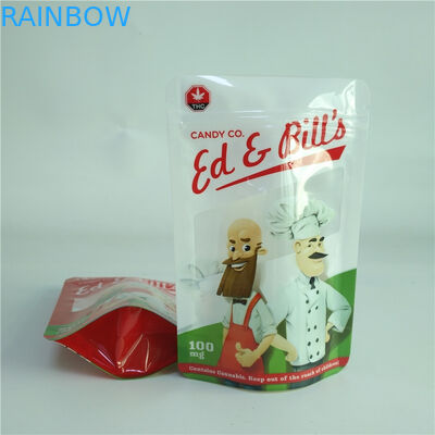 Túi bao bì hương thảo mộc có thể hàn lại được in tùy chỉnh CBD Gummies Túi viên nang Sachet