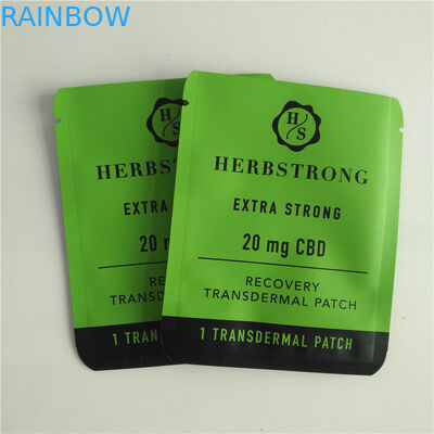 20mg Chống Mùi Túi Mylar Nhỏ CBD Kẹo dẻo Bao bì Cây gai dầu Bao bì Viên nén Tái chế Túi cho Bột