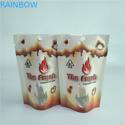 3.5g 1 / 8oz Túi Bao Bì Cần Sa Y Tế Chống Mùi Túi Mylar Weeds Túi Đứng Lên Túi Có Dây Kéo