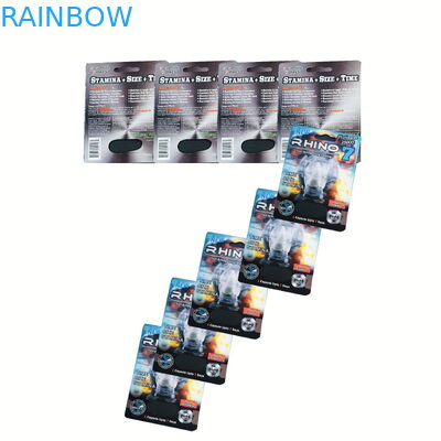 Hộp đóng gói cho thuốc kích thước lớn tự nhiên Viên nang mở rộng nam thảo dược RHINO 7