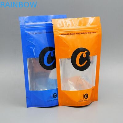 Mùi hương bằng chứng về mùi hương thảo mộc Túi bao bì CBD Hemp Gummy Bear Bao bì Túi bánh quy cho hoa cỏ dại