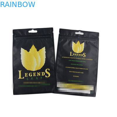 Chất liệu đục bọc in chống ẩm có thể tái chế thảo dược hương bao bì túi chống mùi Zipper pouch