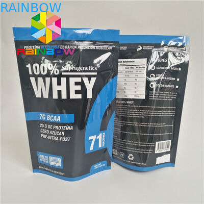 Biểu trưng tùy chỉnh Có thể phân hủy sinh học Đứng lên Túi nhựa Bao bì Trà Thực phẩm Ziplock Vận chuyển Cỏ dại Túi chống mùi