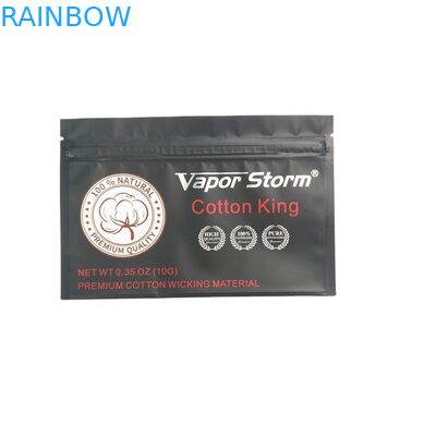 Mẫu túi nhỏ miễn phí cho thuốc lá cuộn có màu kim loại 3 Túi niêm phong bên hông Túi lá nhôm