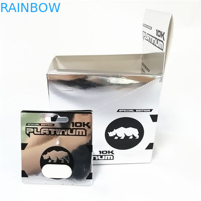 Hiển thị thẻ giấy in tùy chỉnh giúp nam giới tăng cường hoạt động tình dục Hộp thẻ Poseidon