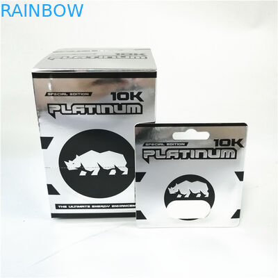 Thẻ hộp giấy màu hồng Pussycat Dập nổi Dập nóng tăng cường gợi cảm bao bì vỉ hộp hiển thị thẻ