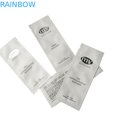 Bao bì mỹ phẩm chăm sóc da màu trắng in logo gói kem dưỡng ẩm dạng lỏng tùy chỉnh