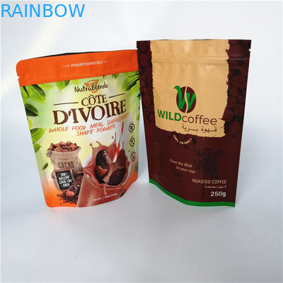 Đứng lên túi giấy bạc gusset bao bì Mositure bằng chứng túi cà phê xay có van