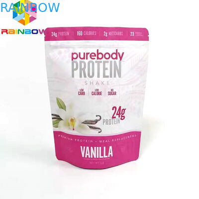 Túi đóng gói ziplock doypack in tùy chỉnh cho bột đứng lên túi bảo quản thực phẩm bằng giấy nhôm