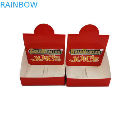 Hộp trưng bày bằng giấy bìa cứng Màu CMYK cho Chai bóng Túi trưng bày Bao bì