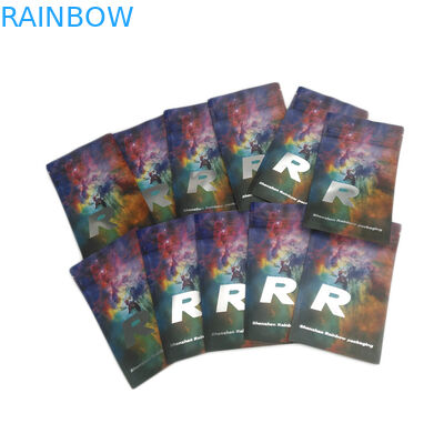 50mg 70mg 125mg Child Proof Túi nhỏ Mylar Tùy chỉnh Mùi bằng chứng Kẹo mờ Ziplock Thực phẩm bằng nhựa Kẹo dẻo Túi mảnh