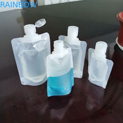 Tùy chỉnh bán chạy 50ml / 250ml Túi đựng chất lỏng năng lượng trong suốt có túi đựng thức uống có vòi với bao bì vòi