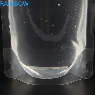 Tùy chỉnh bán chạy 50ml / 250ml Túi đựng chất lỏng năng lượng trong suốt có túi đựng thức uống có vòi với bao bì vòi