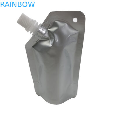 Túi in chất lượng cao tùy chỉnh Túi đựng thức ăn có vòi với túi đóng gói bằng lá nhôm có dây kéo cho thức ăn trẻ em