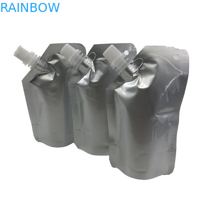 Túi in chất lượng cao tùy chỉnh Túi đựng thức ăn có vòi với túi đóng gói bằng lá nhôm có dây kéo cho thức ăn trẻ em