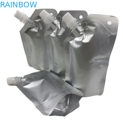 Túi in chất lượng cao tùy chỉnh Túi đựng thức ăn có vòi với túi đóng gói bằng lá nhôm có dây kéo cho thức ăn trẻ em