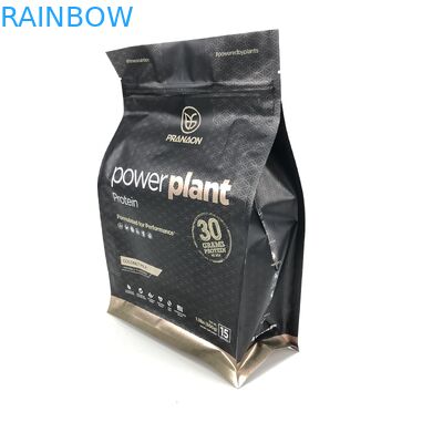Đáy phẳng 500g 1kg VMPET CMYK Bao bì bột protein