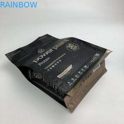 Đáy phẳng 500g 1kg VMPET CMYK Bao bì bột protein