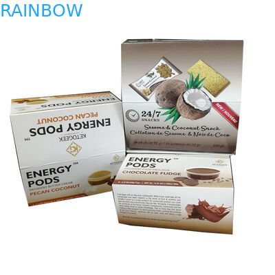 Hộp giấy chất lượng cao Thực phẩm cấp bánh rán Bao bì Hộp sô cô la Hộp giấy bìa cứng