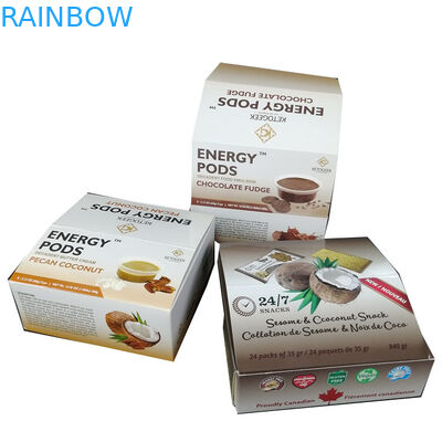 Nhà cung cấp Nhà cung cấp Hộp đóng gói Nhãn riêng Hộp hiển thị Thanh đạm Whey Thanh năng lượng Hộp giấy đóng gói đồ ăn nhẹ