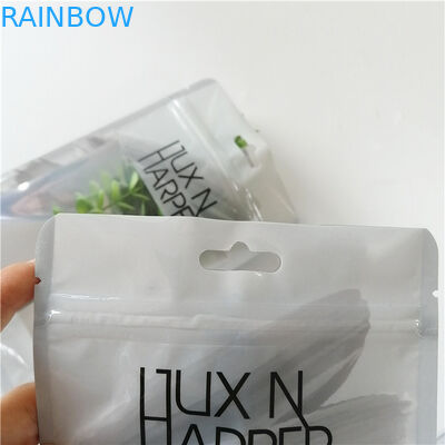 Túi phẳng hình ba chiều bằng nhựa được in tùy chỉnh có dây kéo cho bao bì bút trang điểm