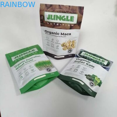 Thực phẩm cấp độ tùy chỉnh niêm phong nhựa đứng lên thực phẩm khô đóng gói gia vị tùy chỉnh