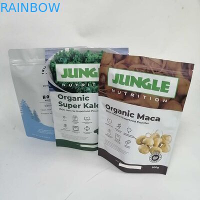 Thực phẩm cấp độ tùy chỉnh niêm phong nhựa đứng lên thực phẩm khô đóng gói gia vị tùy chỉnh