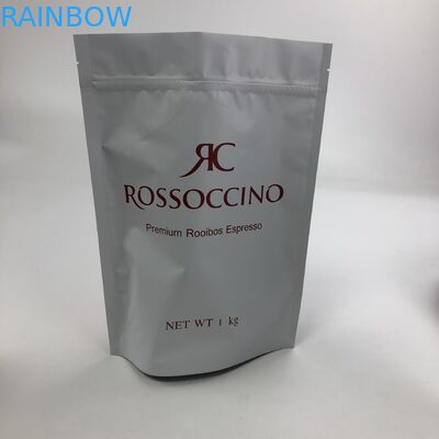 Túi dây kéo bằng nhựa mờ Làm bằng thủ công Bao bì thực phẩm Dây rút Moq In ấn kỹ thuật số In đứng lên Túi