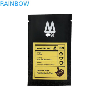 Túi niêm phong ba mặt Túi phẳng Túi bao bì thực phẩm cho kẹo cà phê hạt in túi nhựa