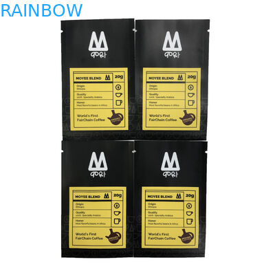 Túi niêm phong ba mặt Túi phẳng Túi bao bì thực phẩm cho kẹo cà phê hạt in túi nhựa