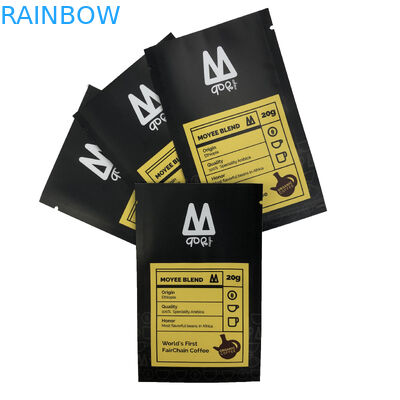 Túi niêm phong ba mặt Túi phẳng Túi bao bì thực phẩm cho kẹo cà phê hạt in túi nhựa