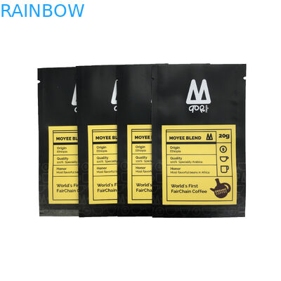 Túi niêm phong ba mặt Túi phẳng Túi bao bì thực phẩm cho kẹo cà phê hạt in túi nhựa