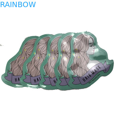 Túi hình dạng không đều đặn Túi bao bì phẳng cho kẹo mặt nạ tóc In kỹ thuật số Túi nhựa