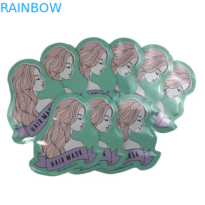 Túi hình dạng không đều đặn Túi bao bì phẳng cho kẹo mặt nạ tóc In kỹ thuật số Túi nhựa