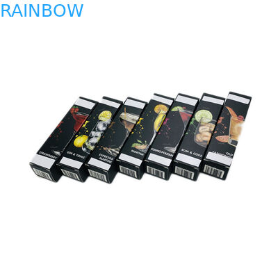 Hộp giấy tùy chỉnh in đen mờ Uv cho bao bì nước hoa / dầu CBD