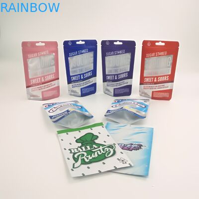 Tùy chỉnh 3,5g 7g Bộ nhớ bằng chứng trẻ em Bánh quy Runtz Jungle Boy Túi đứng Doypack với dây kéo đôi