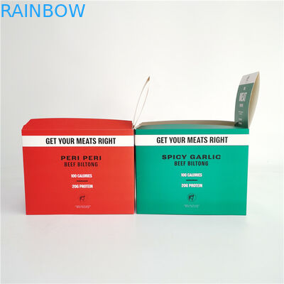 In offset Hộp giấy xé cho Biltong thịt bò