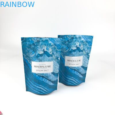 Số lượng nhỏ in kỹ thuật số cookie bánh quy snack thịt bò khô bao bì đứng lên túi có dây kéo với cửa sổ rõ ràng